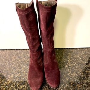Banana Republic suede cowboy boots